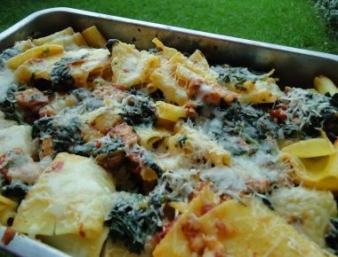 Η συνταγή της ημέρας: Πένες με σπανάκι και κοτόπουλο